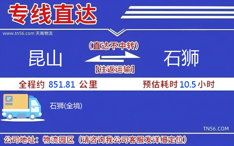 昆山到石狮物流公司